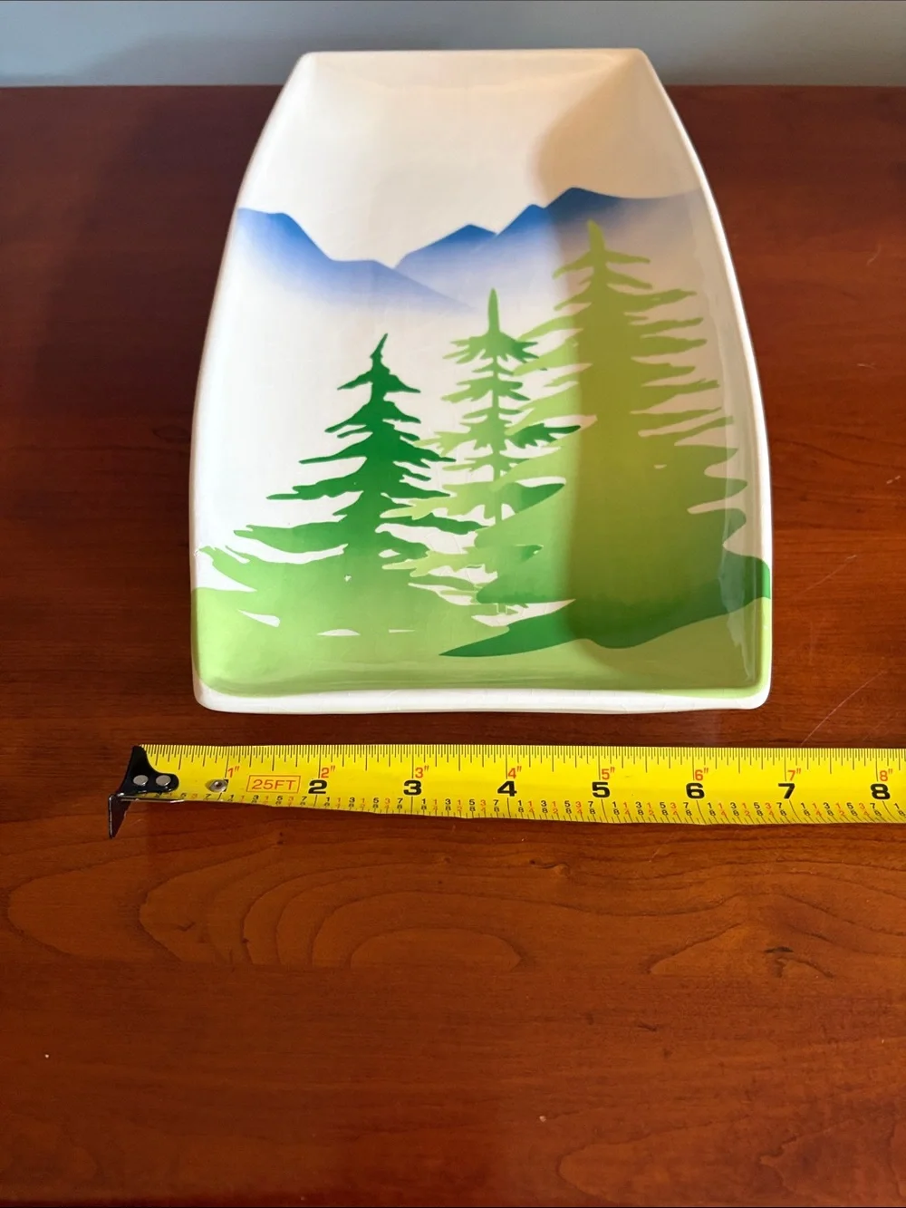 Serving dish. Ceramic. 7”x12”. Like new never used.